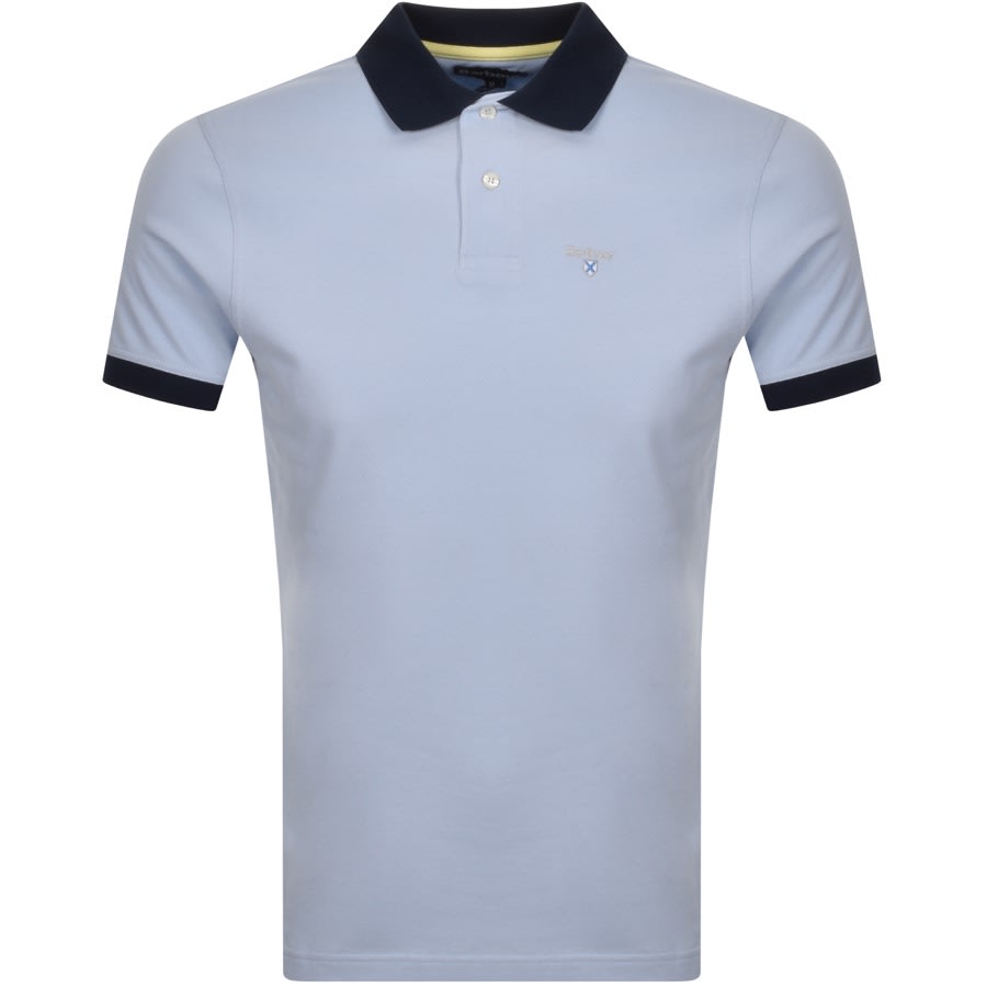 Alternative Image for ProductBarbour Lynton Polo T Shirt Blue1